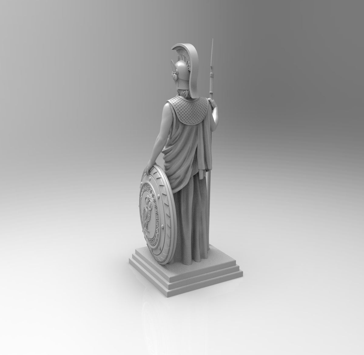 E151 Legendary character design, The Goddess statue design art, STL