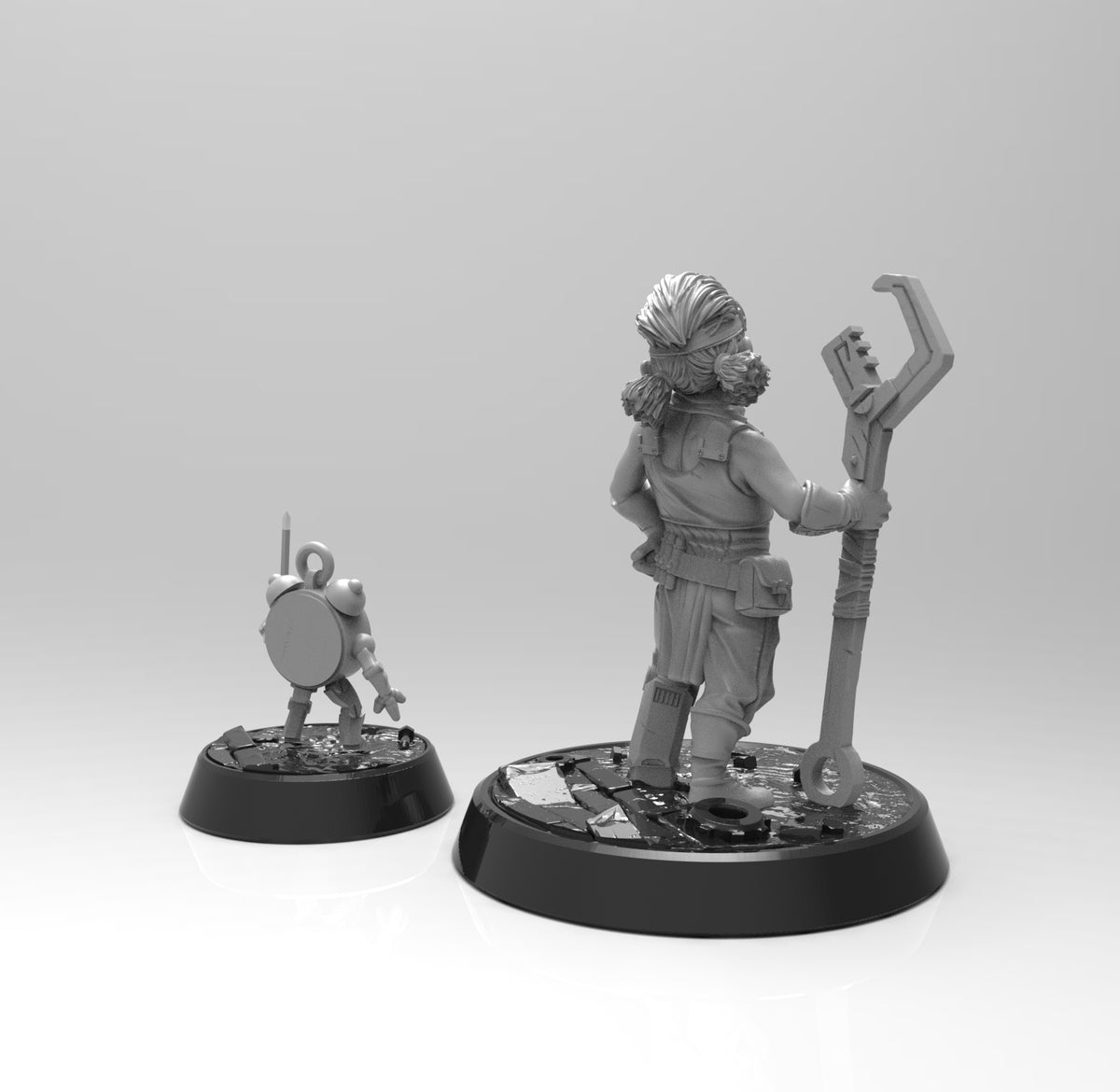 E156 Legendary character design, The Clock master character design, World of STL