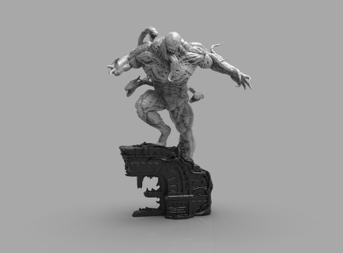 A404 - Comic character design, The Venom Statue, STL 3D model 