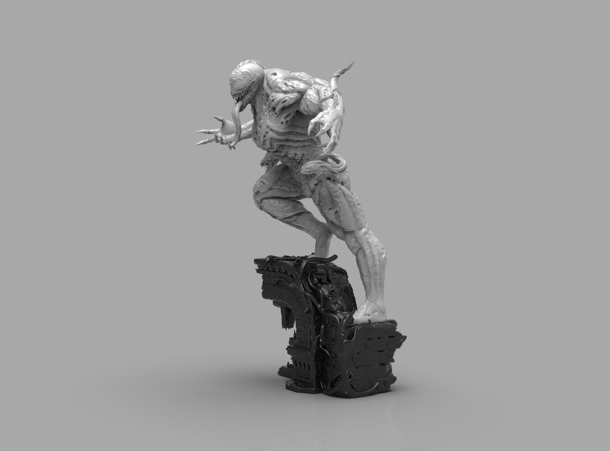A404 - Comic character design, The Venom Statue, STL 3D model 