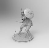 A072 - Legendary character design, The Greek Female Warrior , STL 3D model design print download files