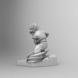 D002 - DBZ Goku Statue, Anime Character STL 3D model design print files