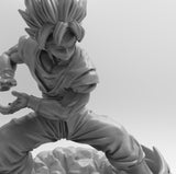 D002 - DBZ Goku Statue, Anime Character STL 3D model design print files