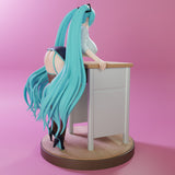 R342 - NSFW Virtual Character design, Hatsune Miku, a famous virtual singer , 3d STL resin print download files
