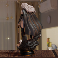 MN100 - Comic character design, The Lady Death, 3d stl instant download files