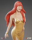 N011 - Comic character design, Marry jane Hellfire gala, 3d stl instant download files