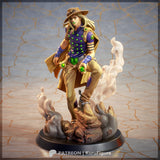 Gyro Zeppeli fanart figure from JoJo's Bizarre Adventure: Steel Ball Run - High Detail Character for Resin Printing, 3d stl file print download ( Y034 )