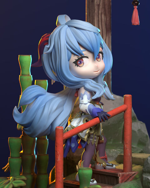 MN017 - Games character designn, Ganyu from genshin Impact, 3d stl print downnload files