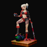 MEI117 - Comic character design, Harley Quinn from DC, 3d stl print download files