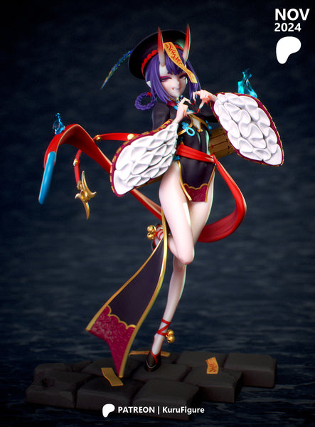 MN014 - Female character design, Shuten douji, 3d stl print download files