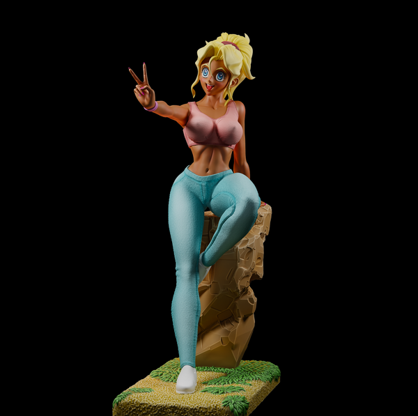 MEI116 - NSFW Anime character design, Mihoshi Kuramitsu Tenchi Muyo, 3d stl print download files