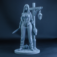 MN023 - Fantasy character design, NSFW Halloween, 3d stl resin print download files
