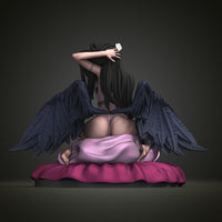 MN027 - Anime character design, Albedo, 3d stl resin print download files