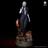 MN029 - NSFW Female character design, Minthara, 3d stl resin print download files