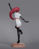 TU025 - Female Character design, Jessie From Pokemon，3d STL resin print download files