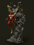 MAN144 - Legendary Character design, iron Spider man，3d STL resin print download files
