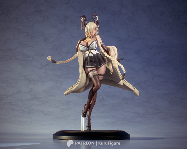 MEI115 - Games Character design, Owari from Azure Lane, 3d stl print download files
