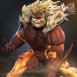 MAN180 - Legendary Character design, Sabertooth ，3d STL resin print download files