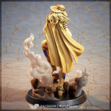 Gyro Zeppeli fanart figure from JoJo's Bizarre Adventure: Steel Ball Run - High Detail Character for Resin Printing, 3d stl file print download ( Y034 )