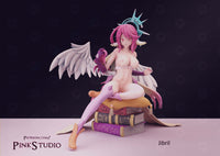 MN036 -Anime female character, NO GAME NO LIFE, Jibril, 3d stl print files
