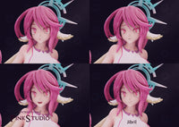 MN036 -Anime female character, NO GAME NO LIFE, Jibril, 3d stl print files
