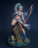 Mina Majikina from the Samurai Shodown - High Detail Character for Resin Printing, 3d stl file print download ( Y037 )
