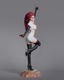 TU025 - Female Character design, Jessie From Pokemon，3d STL resin print download files