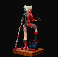 MEI117 - Comic character design, Harley Quinn from DC, 3d stl print download files