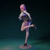 MN042- NSFW games character design, Tsukishiro Yanagi in Zenless Zone Zero, 3d stl print files