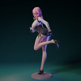MN042- NSFW games character design, Tsukishiro Yanagi in Zenless Zone Zero, 3d stl print files