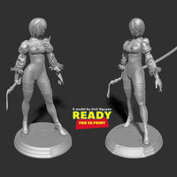 MN047 - Games character design, 2B from Automata , 3d stl print files