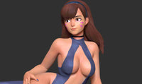MN048 - Games character design, DVA from overwatch, 3d stl print files