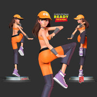 MN049 - Games character design, DVA baseball suit from overwatch, 3d stl print files