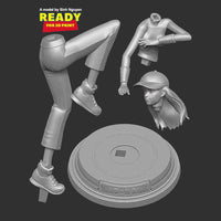 MN049 - Games character design, DVA baseball suit from overwatch, 3d stl print files
