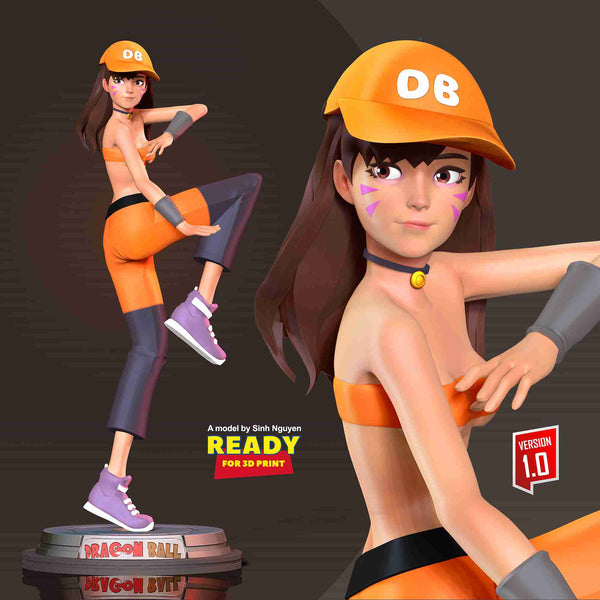 MN049 - Games character design, DVA baseball suit from overwatch, 3d stl print files