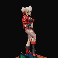 MEI117 - Comic character design, Harley Quinn from DC, 3d stl print download files