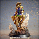 Gyro Zeppeli fanart figure from JoJo's Bizarre Adventure: Steel Ball Run - High Detail Character for Resin Printing, 3d stl file print download ( Y034 )