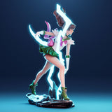 TU126 - Female Character design, Sailor Jupiter，3d STL resin print download files