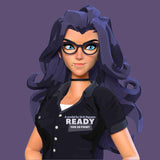 MN050 - Comic character design, Superwoman, 3d stl print files