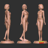 MN052 - Female character design, The Innocent girl, 3d stl print files