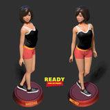 MN052 - Female character design, The Innocent girl, 3d stl print files