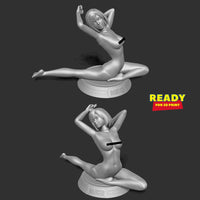 MN053 - NSFW Female character design, A dancing innocent girl, 3d stl print files