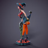 MN055 - NSFW female character design, Halloween Girl, 3d stl print files
