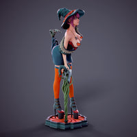MN055 - NSFW female character design, Halloween Girl, 3d stl print files