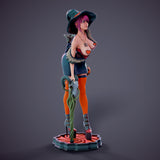 MN055 - NSFW female character design, Halloween Girl, 3d stl print files
