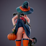 MN055 - NSFW female character design, Halloween Girl, 3d stl print files
