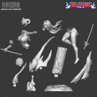 MN057 - Anime character design, Nelliel Tu Odelschwanck - BLEACH, 3d stl print files
