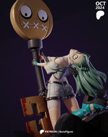 MN058 - Games character design, INo Guilty Gear, 3d stl print files