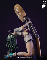 MN058 - Games character design, INo Guilty Gear, 3d stl print files