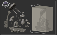 MN058 - Games character design, INo Guilty Gear, 3d stl print files